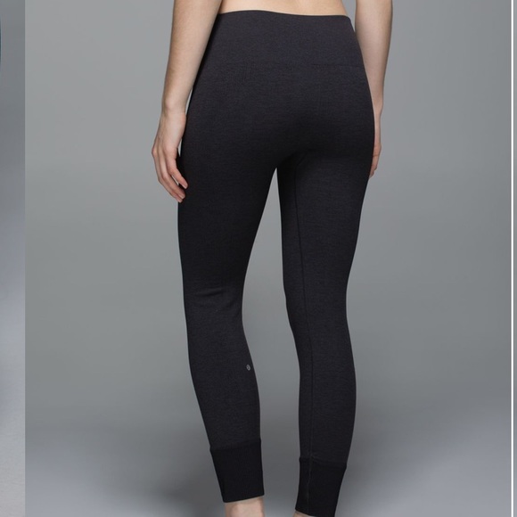 lululemon athletica Pants - Lululemon Ebb To Street Leggings Heatherd Black
